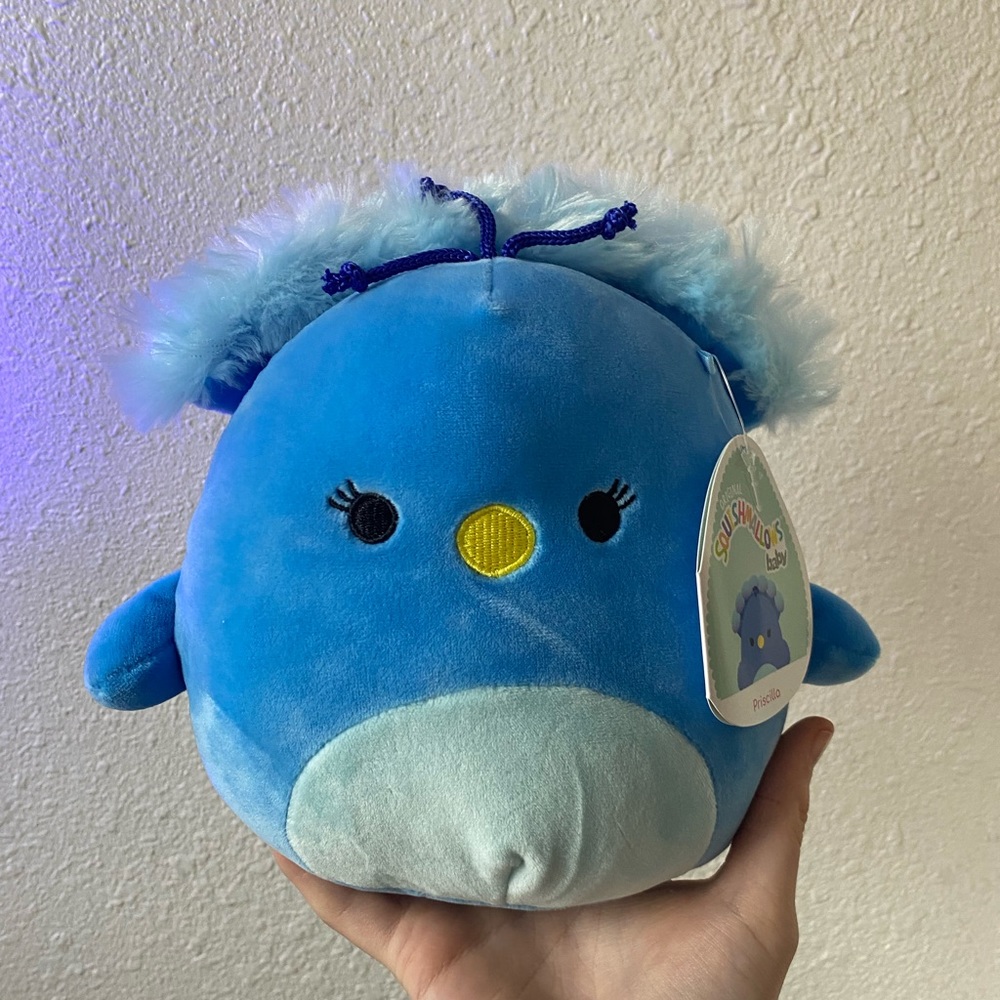 Priscilla Peacock 7” Squishmallow